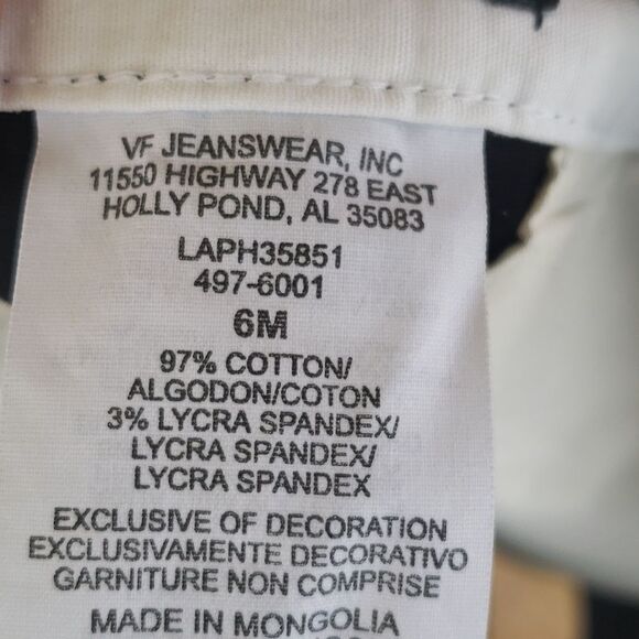 Lee women's black khakis mid rise shorts size 6 NWT - Picture 11 of 11